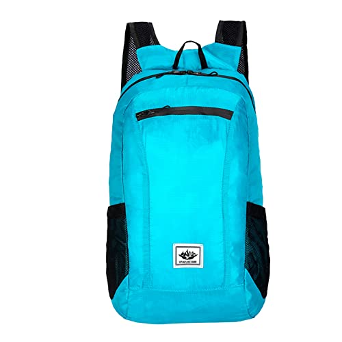 MJGkhiy Rucksack Damen Reise Leichte Arbeit Daypack Klein Lässig Rucksack Für Die Oberschule Damen Kleine Rucksäcke Mode Multifunktional Rucksack Lehrerin Frauen Schule Handtasche, hellblau von MJGkhiy