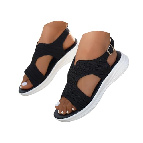 MJGkhiy Sportliche Sandalen für Damen Trekking Bequeme offene Zehen Platform Sportsandalen weich elastisch Orthopädische Sandalen Slingback Strand Leichte Mesh Schuhe Waschbar Angebot Flache Sandalen MJGkhiy Sportliche Sandalen für Damen Trekking Bequeme offene Zehen Platform Sportsandalen weich elastisch Orthopädische Sandalen Slingback Strand Leichte Mesh Schuhe Waschbar Angebot Flache Sandalen von MJGkhiy