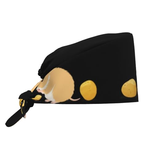 MJHKXLJ Atmungsaktive Arbeitsmütze, kleiner Hamster liebt Kartoffeln zu essen, Premium-Pfirsichhaut-Samt, verstellbar, weich, vielseitig MJHKXLJ Atmungsaktive Arbeitsmütze, kleiner Hamster liebt Kartoffeln zu essen, Premium-Pfirsichhaut-Samt, verstellbar, weich, vielseitig von MJHKXLJ