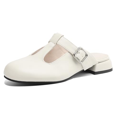 MJIASIAWA Hollow Out Mule Pantoffeln Damen Strand Sandals Draußen Flip Flops Strand Low Blockabsatz Runde Zehen Hausschuhe Pantoffeln Beige Gr 39 EU/40 Asiatisch MJIASIAWA Hollow Out Mule Pantoffeln Damen Strand Sandals Draußen Flip Flops Strand Low Blockabsatz Runde Zehen Hausschuhe Pantoffeln Beige Gr 39 EU/40 Asiatisch von MJIASIAWA
