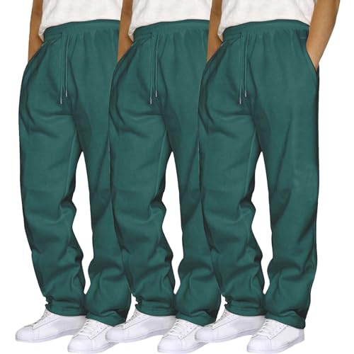 MJIQING Blitzangebote Hosenanzug Herren Elegant Herren Jogginghose Unterhosen Herrenhose Weites Bein Baumwoll Unterhosen Herren Schwimmhose Herren Leinenhose Herren Lang von MJIQING