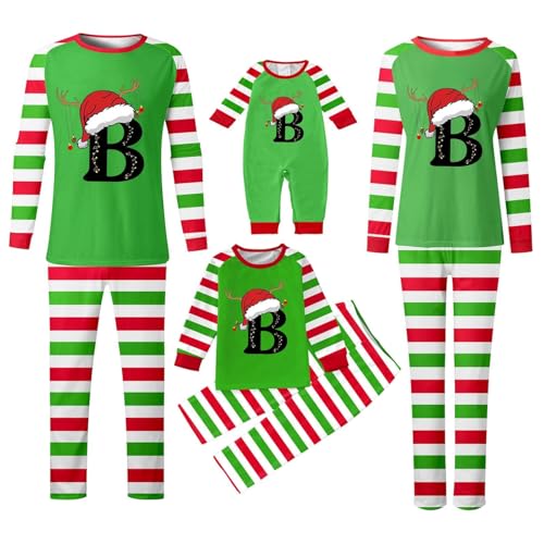 MJIQING Familien Outfit kuschel Christmas Pyjama Family Set Familie Weihnachten Pyjamas Partner Pyjama 2er Set für Paare Weihnachts Pyjama Damen Familie Weihnachten Pyjamas von MJIQING