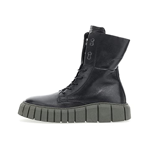 Mjus Damen Schnürstiefelette schwarz 41 von Mjus