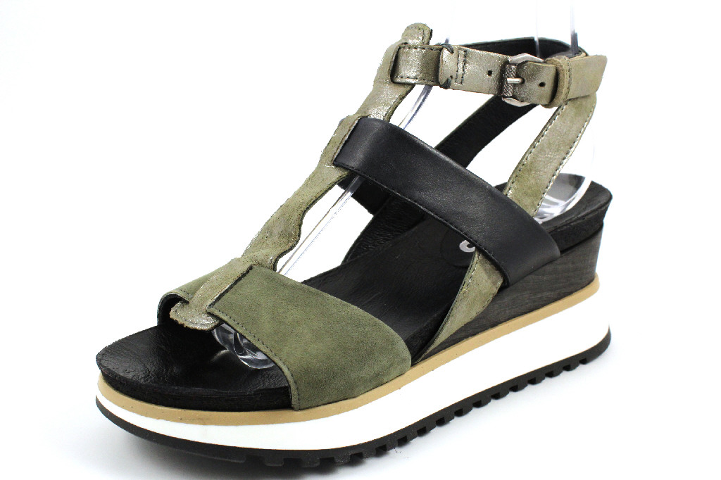 female Plateau Sandalen grün 41 von MJUS