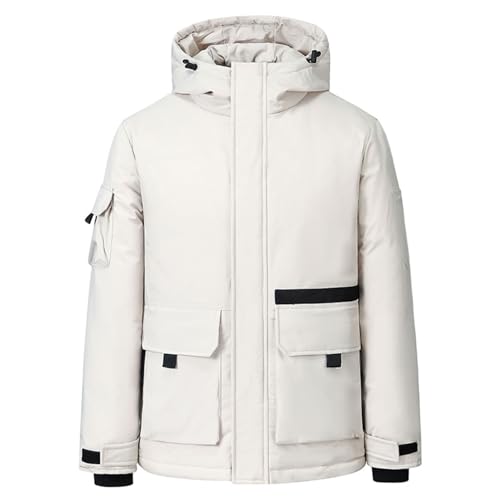 MJYDKBZ Jacket Daunen Herren,Windjacke Herren Warme Winterjacke Männer Warme Daunenjacken von MJYDKBZ