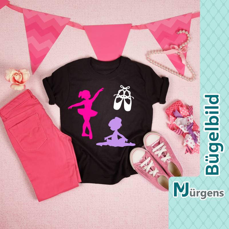 Ballerina Bügelbild - Motive Bild Zum Aufbügeln Personalisiert Tanzende Ballett Schuhe Tanz Tutu Ballerina Bügelbild - Motive Bild Zum Aufbügeln Personalisiert Tanzende Ballett Schuhe Tanz Tutu von MJuergensShop