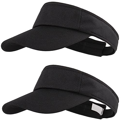 MK MATT KEELY 2PCS Visor Cap Damen Herren Einstellbar Sonnenschutz Baseball Golf Cap für Teenagers von MK MATT KEELY