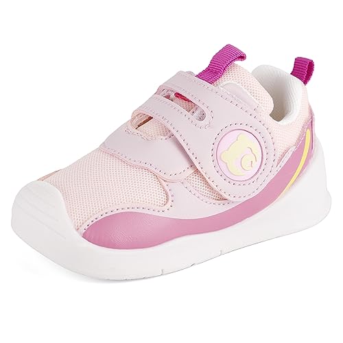 MK MATT KEELY Baby Schuhe Jungen Mädchen Lauflernschuhe Baby rutschfest Shoes with Weiche Sohle,Rosa,EU20(CN17) von MK MATT KEELY