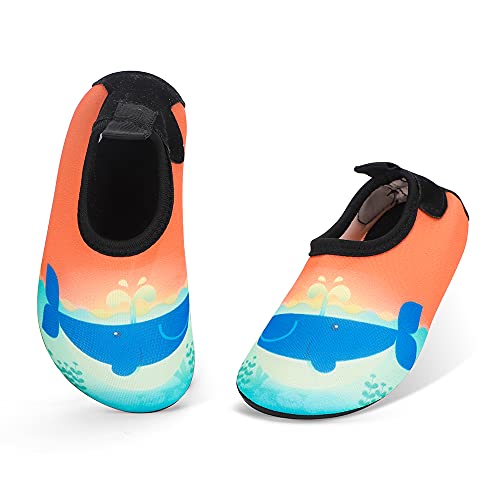 MK MATT KEELY Kinder Badeschuhe Wasserschuhe Strandschuhe Barfußschuhe Aquaschuhe für Jungen Mädchen Baby Beach Pool EU21-32 von MK MATT KEELY