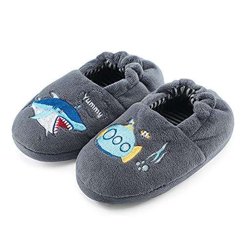 MK MATT KEELY Kinder Plüsch Hausschuhe für Jungen Mädchen Winter Warme Weiche Pantoffeln - Serie Tiere und Planeten von MK MATT KEELY