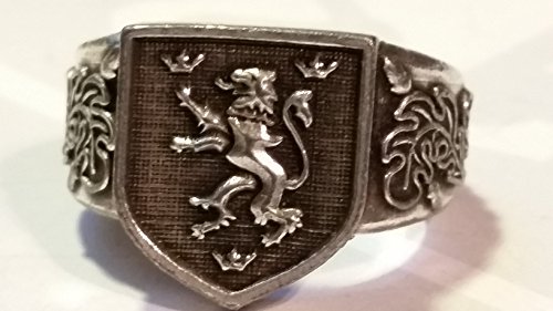 MK-art Militaria Ring 14. Infanteriedivision Galizische Nr.1-Galizien 1943, Löwe von MK-Art