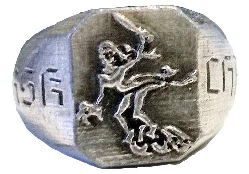 MK-art Militaria Ring der 7. Panzer-Division Wehrmacht Gespensterdivision von MK-Art