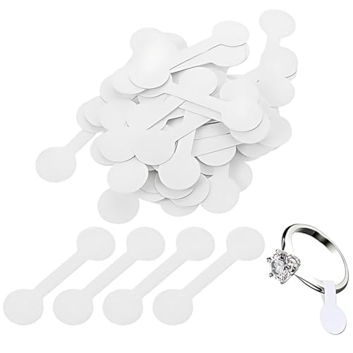 Schmuck Preisschilder Aufkleber 100 Stück Schmuck Preisschilder Aufkleber Kraftpapier Anhänger Etiketten Preisetiketten Preisschilder Etiketten Selbstklebend Preisaufkleber Schmucketiketten von MKEAWWU