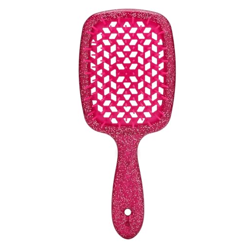 Kamm 2Pcs Air Kissen Kamm Verwirrt Haar Kamm Haar Pinsel Massage Anti-statische Aushöhlen Nass Lockiges Haar Pinsel Barber Styling Werkzeug(Color 9) von MKEMQXBEP