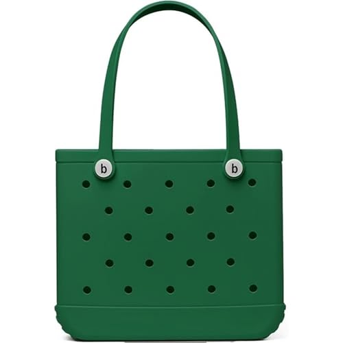 MKEMQXBEP EVA Strand Tote Tasche Wasserdichte Gelee Handtasche Frauen Outdoor Reise Picknick Lagerung Organizer Korb(S13 1PC) von MKEMQXBEP