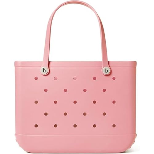 MKEMQXBEP EVA Strand Tote Tasche Wasserdichte Gelee Handtasche Frauen Outdoor Reise Picknick Lagerung Organizer Korb(S2 1PC) von MKEMQXBEP