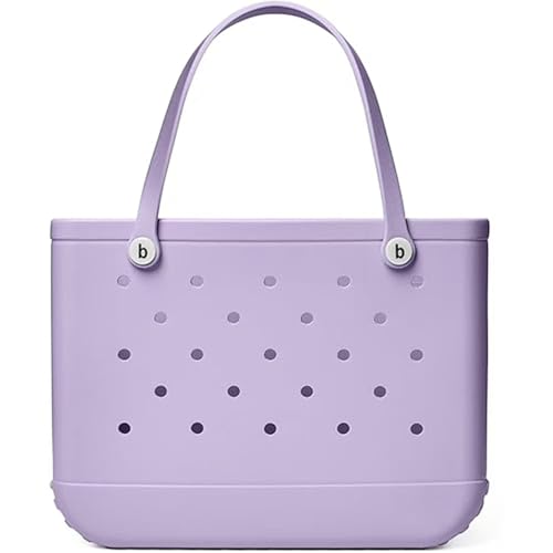 MKEMQXBEP EVA Strand Tote Tasche Wasserdichte Gelee Handtasche Frauen Outdoor Reise Picknick Lagerung Organizer Korb(S7 1PC) von MKEMQXBEP