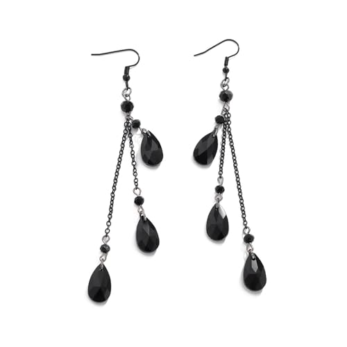 MKEMQXBEP Europäische und amerikanische Retro-gotische Blut tropfende Quaste Halskette Ohrringe for Frauen(S13 1PC) von MKEMQXBEP