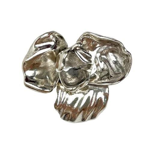 MKEMQXBEP Europäische und amerikanische mittelalterliche Retro-Blumenbrosche, weibliche Exquisite Anstecknadel(Silver 1PC) von MKEMQXBEP