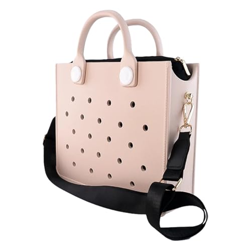 MKEMQXBEP Weiche Gummi Frauen Schulter Tasche Bunte Mode Strand Handtasche Sommer Stil Einkaufstaschen(C10 1PC) von MKEMQXBEP