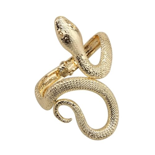 Vintage Metall Schlange-förmigen Offenen Armband Männer Und Frauen Vene Ring Armband(Gold 1pc) von MKEMQXBEP