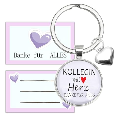 MKISHINE 3D Schlüsselanhänger karte für Abschiedsgeschenk Kollegen Jobwechsel Geschenk Kollegin Abschied Kollegin Abschied Kollegen Geschenk Geschenke für Kollegen Ruhestand Geschenk Dankeschön von MKISHINE