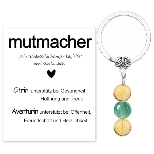 Schlüsselanhänger Kristall Mutmacher Geschenk Motivations Postkarte Support Steine Geschenk Mutmacher Geschenk Aufmuntern Krebs Krebskämpfer Sternenmama Lieblingsmensch Beste Freundin Herzensmensch von MKISHINE