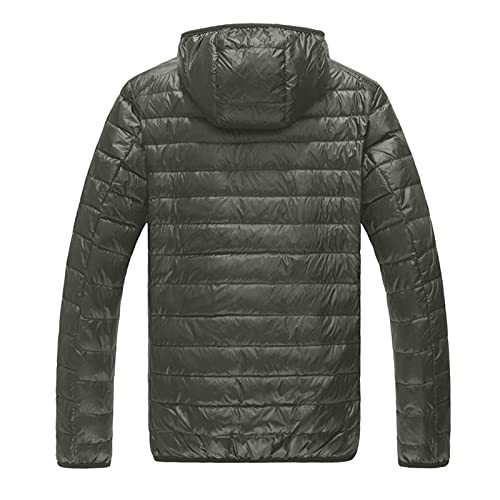 Jacke Herren Übergangsjacke 4XL Daunenjacke Loose Fit Softshelljacke Wintermantel Wasserdicht Hybridjacke Pufferjacke Daunenmantel Steppjacke Thermojacke Puffer Jacket Baumwolle Funktionjacke von MKIU9