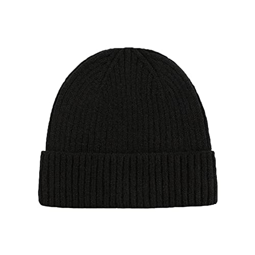 Mütze Herren Dünn Slouch Mützen Wintermütze Baumwolle Mütze Weich Schädel Cap Fleecefutter Warm Skimütze Winddicht Atmungsaktiv Arbeitsmütze Beanie Mütze Sportmütze Cuffed Plain Hat Funktionsmütze von MKIU9