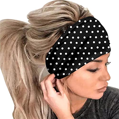 Breites Haarband Damen Männer Frauen Lässiges Training Sport Stirnband Laufen Yoga Elastisches Haarschmuck Stirnband Laufen Ohrenwärmer Damen von MKIUHNJ