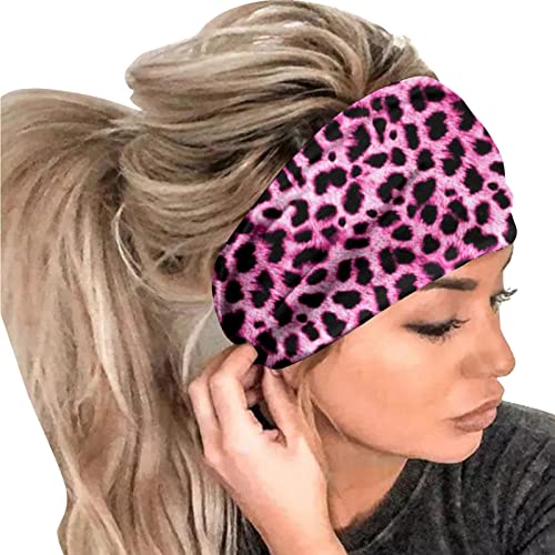 Breites Haarband Damen Männer Frauen Lässiges Training Sport Stirnband Laufen Yoga Elastisches Haarschmuck Stirnband Stirnband Gelb von MKIUHNJ