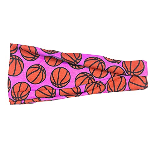 Frauen-Druck-Stirnband-elastischer Kopfwickel-Haarband-Bandana-Stirnband Griffband Badminton Frottee von MKIUHNJ