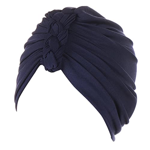 Frauen-Hut-Kappe Ethnische böhmische Blumen-Haar-Abdeckungs-Verpackungs-Turban-Kopfbedeckung-Turban-Kappe Fahrrad Kopftuch von MKIUHNJ