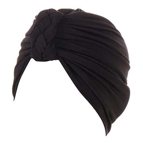 Frauen-Hut-Kappe Ethnische böhmische Blumen-Haar-Abdeckungs-Verpackungs-Turban-Kopfbedeckung-Turban-Kappe Fahrrad Kopftuch von MKIUHNJ