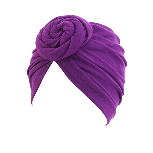 Frauen Turban-Stirnband Frauen Kopftuch Hut Mütze Haar Schal Turban Kopftuch Turban Hüte Kopfbedeckung Gelbe Schweißbänder von MKIUHNJ