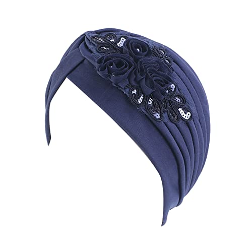 Frauen Turban-Stirnband Frauen Kopftuch Hut Mütze Haar Schal Turban Kopftuch Turban Hüte Kopfbedeckung Stirnband Wandern von MKIUHNJ