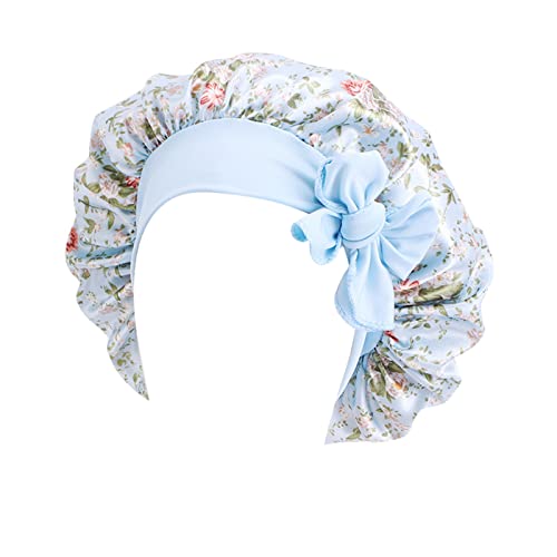 Frauen Turban-Stirnband Kinder Jungen Hut Mütze Haar Turban Wickel Turban Hüte Bad Duschhaube Badehut Haarschutz Duschhauben Schlummertrunk Stirnband Schweißband Kinder von MKIUHNJ