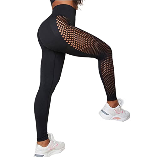 MKIUHNJ Yogahose Damen Leggings Hohe Taille Sport Fitnesshose Nahtlose Yogahose Bauch Weg Leggins Yoga Hosen Damen Laufhose Damen Sexy Hosen Damen Trainingshose Damen Hosen Damen Stretch von MKIUHNJ