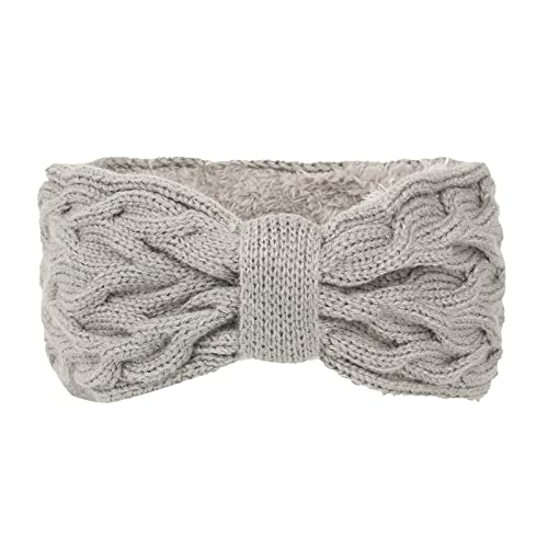 Warme Winter-Stirnbänder für Frauen Zopfmuster Turban Ohrwärmer Stirnband Geschenke 1Pack Tennis Stirnband Herren von MKIUHNJ