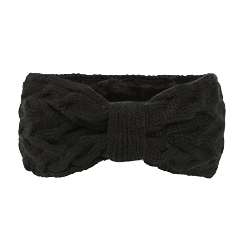 Warme Winter-Stirnbänder für Frauen Zopfmuster Turban Ohrwärmer Stirnband Geschenke 1Pack Tennis Stirnband Herren von MKIUHNJ