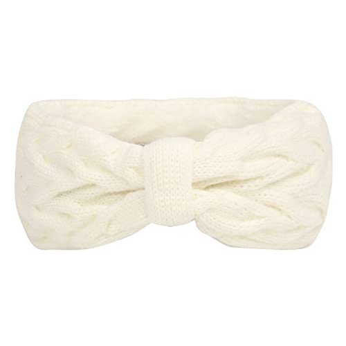 Warme Winter-Stirnbänder für Frauen Zopfmuster Turban Ohrwärmer Stirnband Geschenke 1Pack Tennis Stirnband Herren von MKIUHNJ