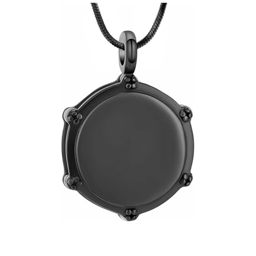 MKJFRLLSA Asche Halskette Memorial Trommel Andenken Anhänger Urne Halskette für Asche für Frauen Einäscherung Schmuck von MKJFRLLSA