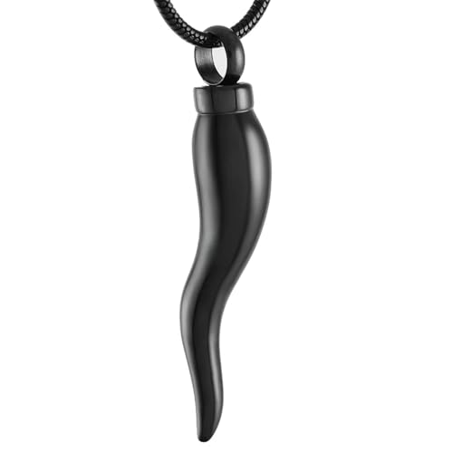 MKJFRLLSA Edelstahl Einäscherung Memorial Asche Medaillon Halter Halskette Andenken Anhänger Schmuck Halskette Halten von MKJFRLLSA