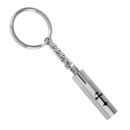 MKJFRLLSA Edelstahl Schlüsselanhänger Einäscherung Urne Anhänger Memorial Asche Halter Andenken Schlüsselanhänger Urne Medaillon MKJFRLLSA Edelstahl Schlüsselanhänger Einäscherung Urne Anhänger Memorial Asche Halter Andenken Schlüsselanhänger Urne Medaillon von MKJFRLLSA