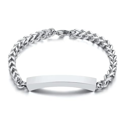 MKJFRLLSA Einäscherung Armband für Asche Edelstahl Andenken Schmuck Charm Memorial Armreif Asche Urne Armband für Männer von MKJFRLLSA