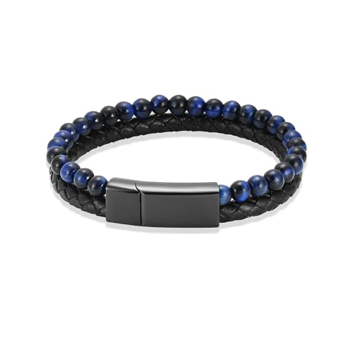 MKJFRLLSA Einäscherung Schmuck Urne Armband für Asche für Frauen Männer Perlen Armreif Manschette Geflochtenes Armband Memorial Armreif MKJFRLLSA Einäscherung Schmuck Urne Armband für Asche für Frauen Männer Perlen Armreif Manschette Geflochtenes Armband Memorial Armreif von MKJFRLLSA