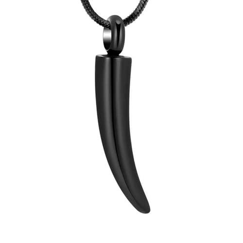 MKJFRLLSA Einäscherung Schmuck für Asche Urne Halsketten Memorial Asche Schmuck Andenken Anhänger Asche Halter für Männer Frauen von MKJFRLLSA