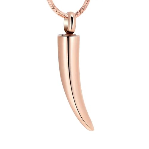 MKJFRLLSA Einäscherung Schmuck für Asche Urne Halsketten Memorial Asche Schmuck Andenken Anhänger Asche Halter für Männer Frauen von MKJFRLLSA