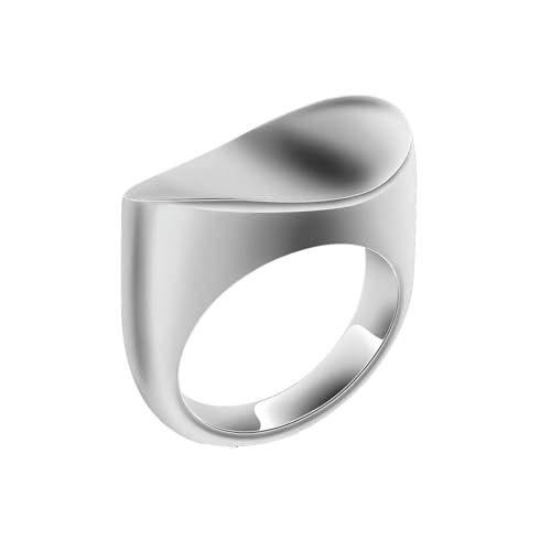 MKJFRLLSA Einäscherungsring für Asche Edelstahl Mensch Haustier Asche Halter Urnen Hand Ring Beerdigung Andenken Schmuck für Frauen Männer von MKJFRLLSA