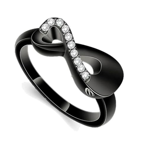 MKJFRLLSA Einäscherungsring für Asche Kristall Ring Memorial Andenken Urne Ring Halter Asche für Haustier/Mensch Urne Ring für Frauen von MKJFRLLSA